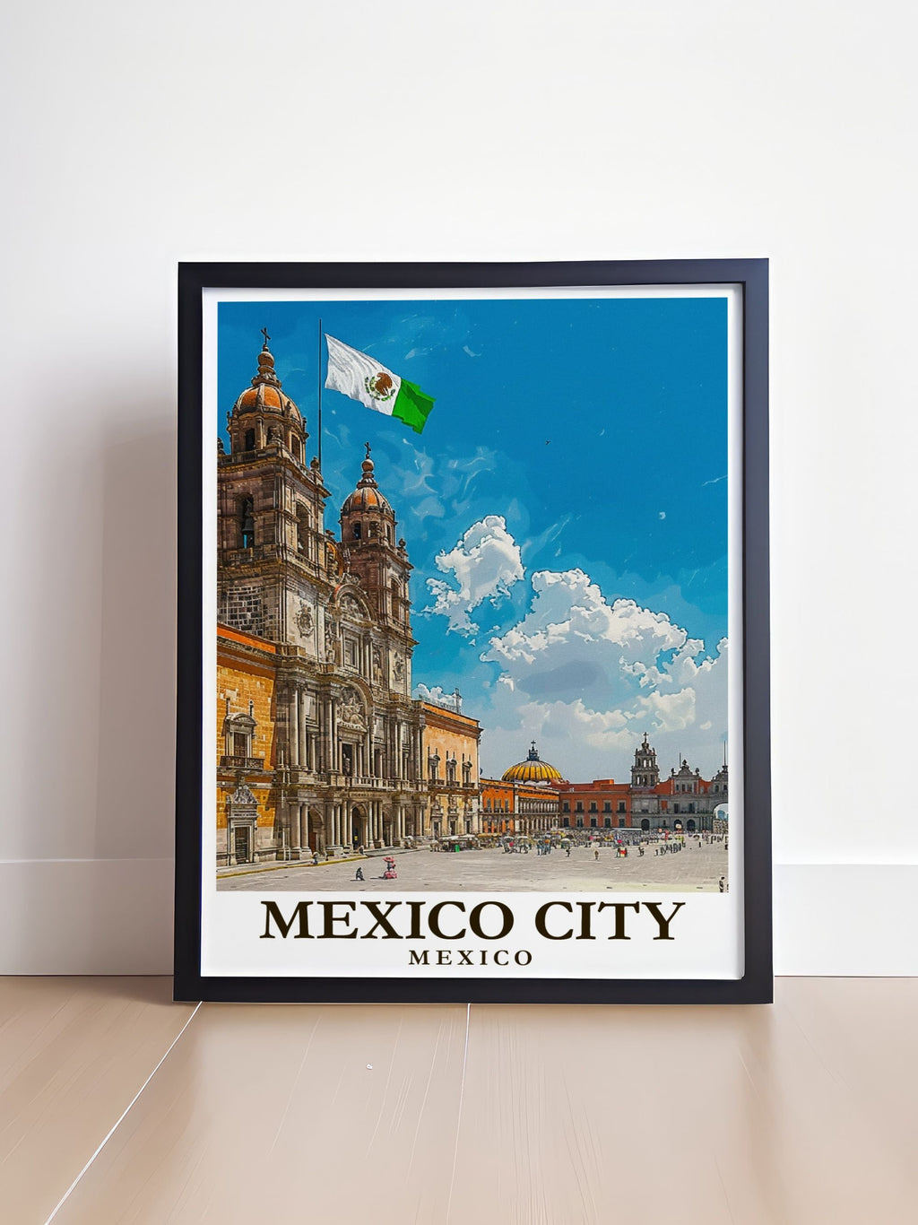 Mexico City Art - Zocalo Posters - Mexico Living Room Decor