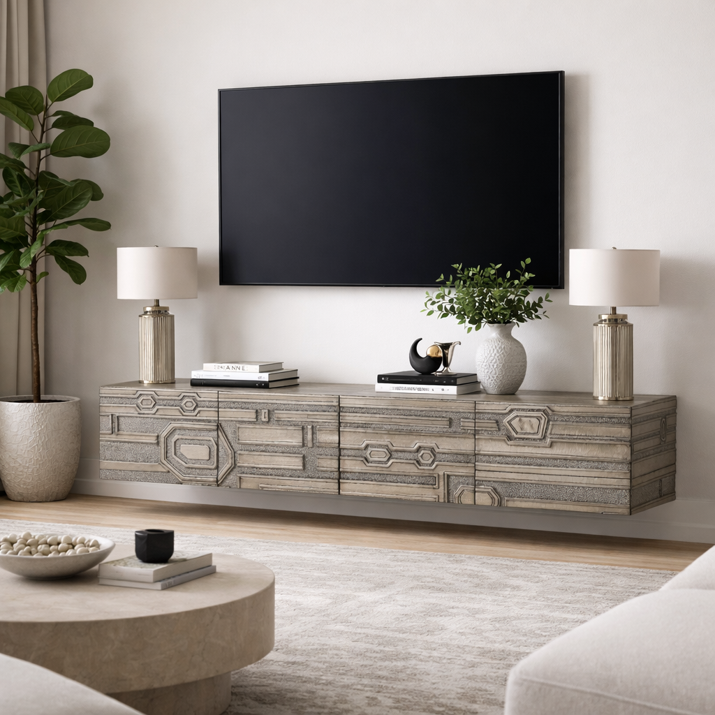 Living room TV stand or media console