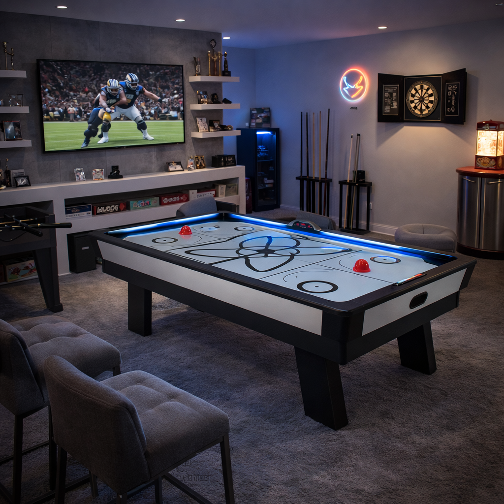 atomic air hockey table