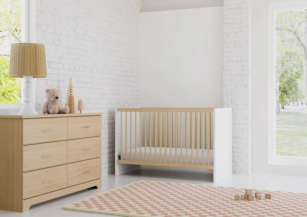Brookside 6 Drawer Dresser Driftwood Nursery Furniture-1