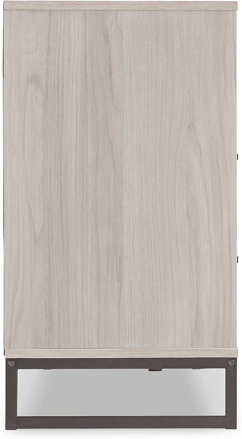 Socalle 59 Inch Beige 6 Drawer Dresser Engineered Wood-4