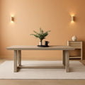 72 Inch Farmhouse Solid Wood Dining Table Rectangular Kitchen Table-0