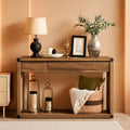 Sofa Console Table Forty Seven Inches Three Drawers Narrow-0