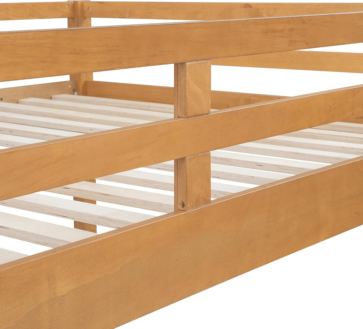 Queen Over Queen Solid Wood Construction Bunk Bed Ladder