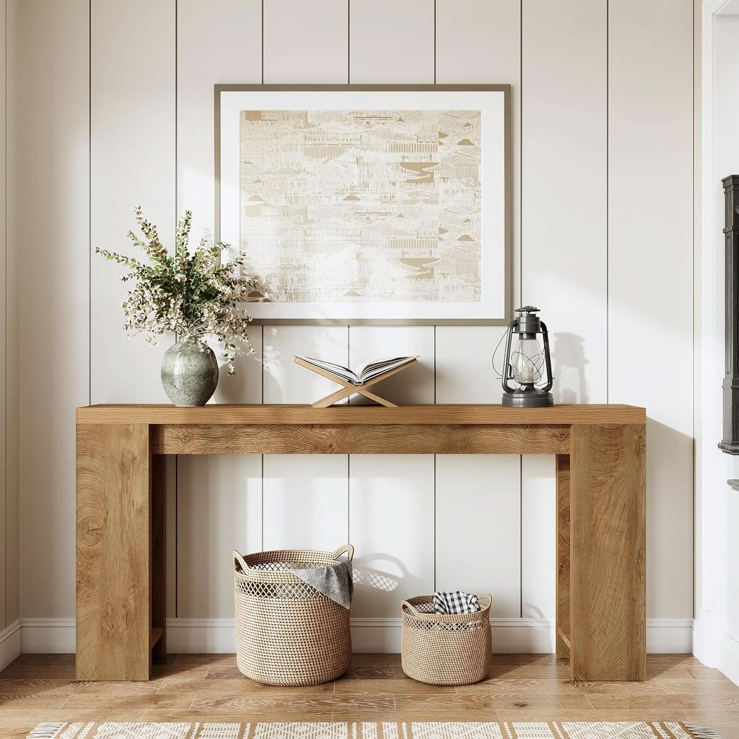 70.9 Inch Long Narrow Console Table Entryway Living Room-1