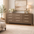 Theodore Alexander nine drawer, solid wood dress