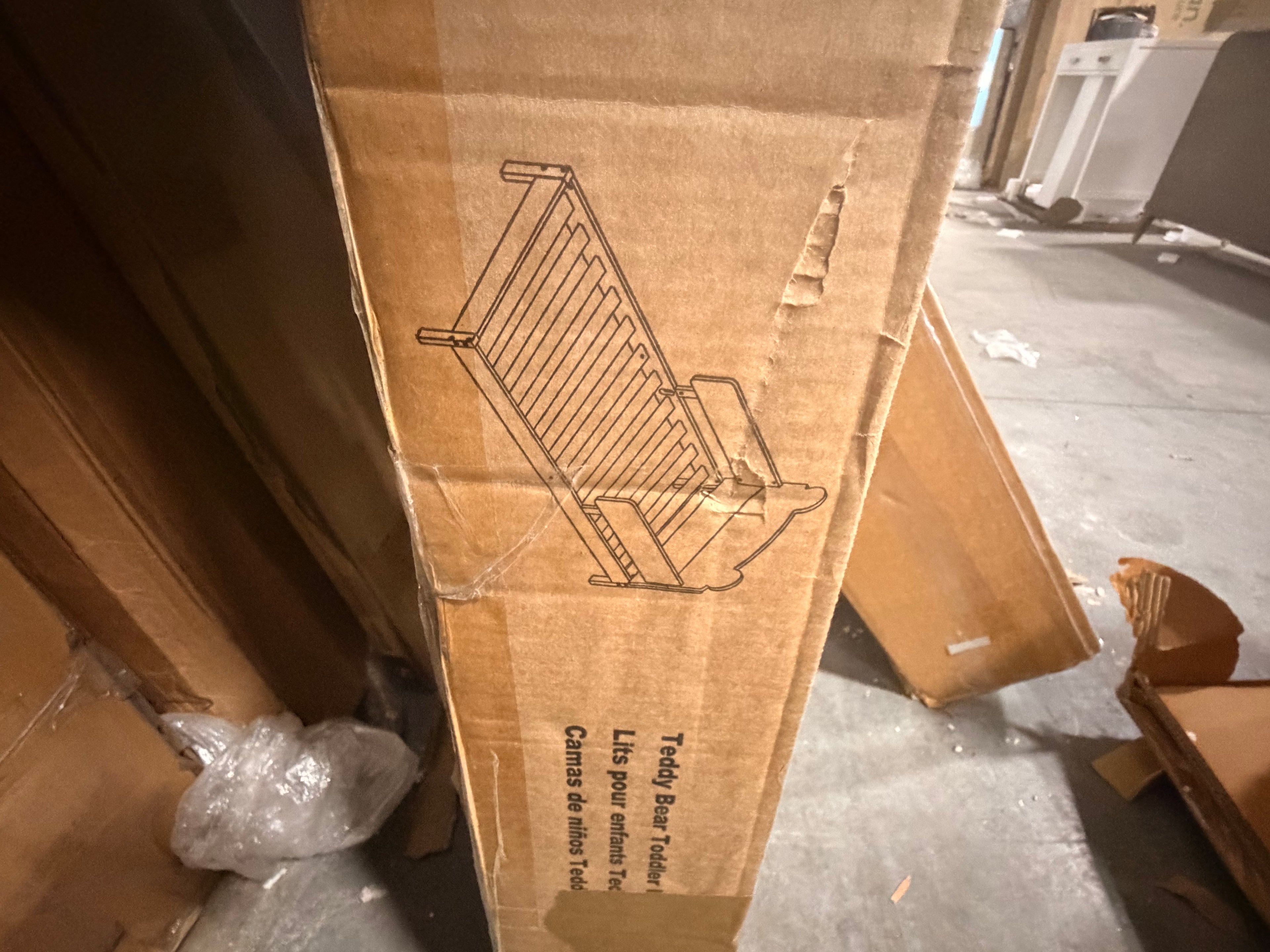 Kids Toddler Bed w/ Safety Rails