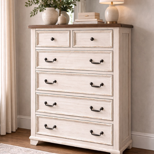 6 drawer farmhouse dresser