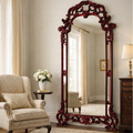 Solid wood mirror