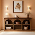 63 Inch Console Table Three Tier Storage for Entryway-0