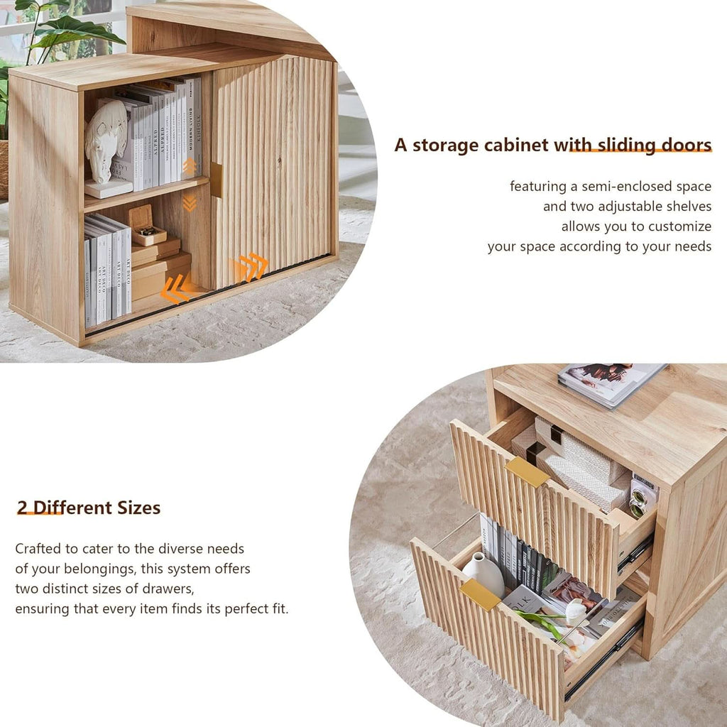 67-Inch L-Shaped Desk With Integrated Power Outlets-4
