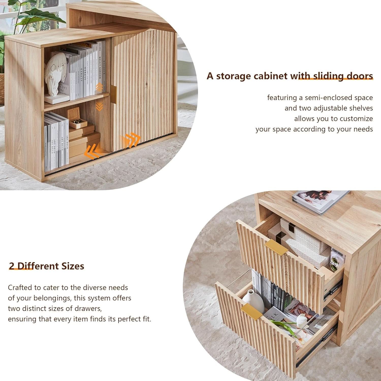 67-Inch L-Shaped Desk With Integrated Power Outlets-4