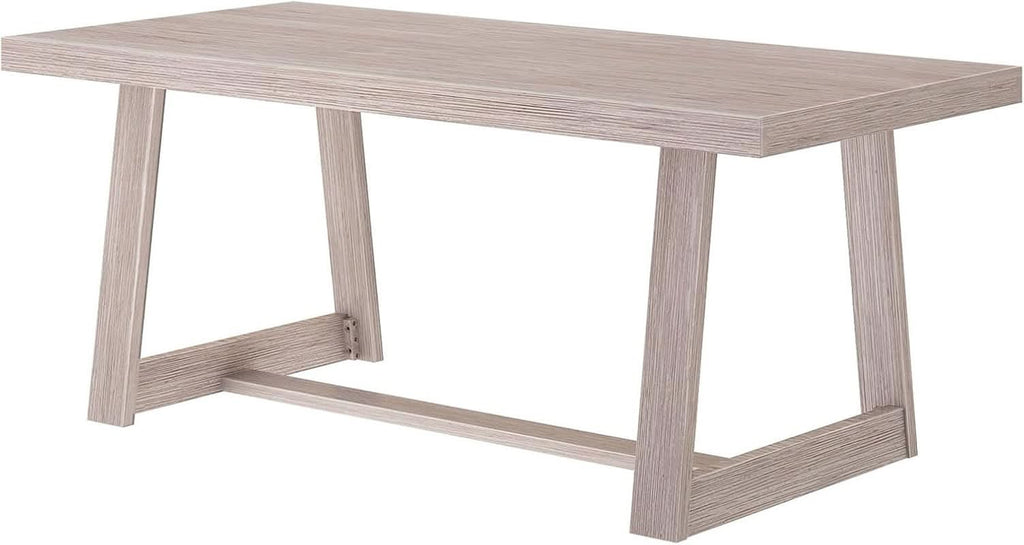 72 Inch Farmhouse Solid Wood Dining Table Rectangular Kitchen Table-3