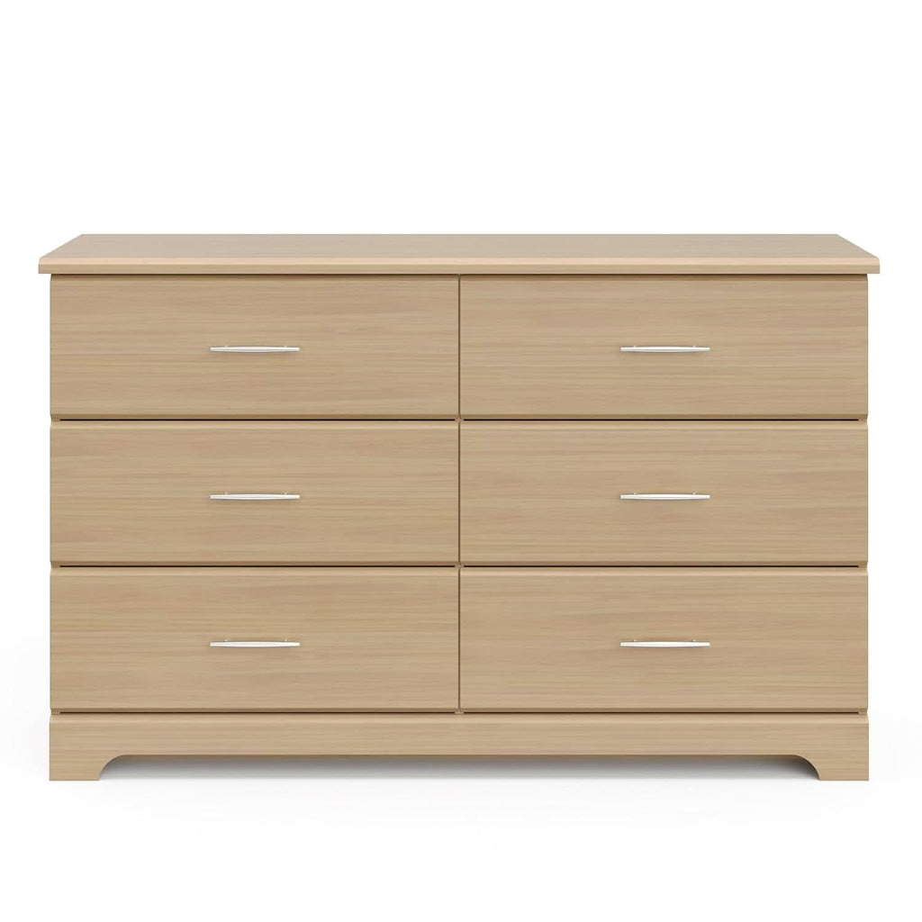 Brookside 6 Drawer Dresser Driftwood Nursery Furniture-4