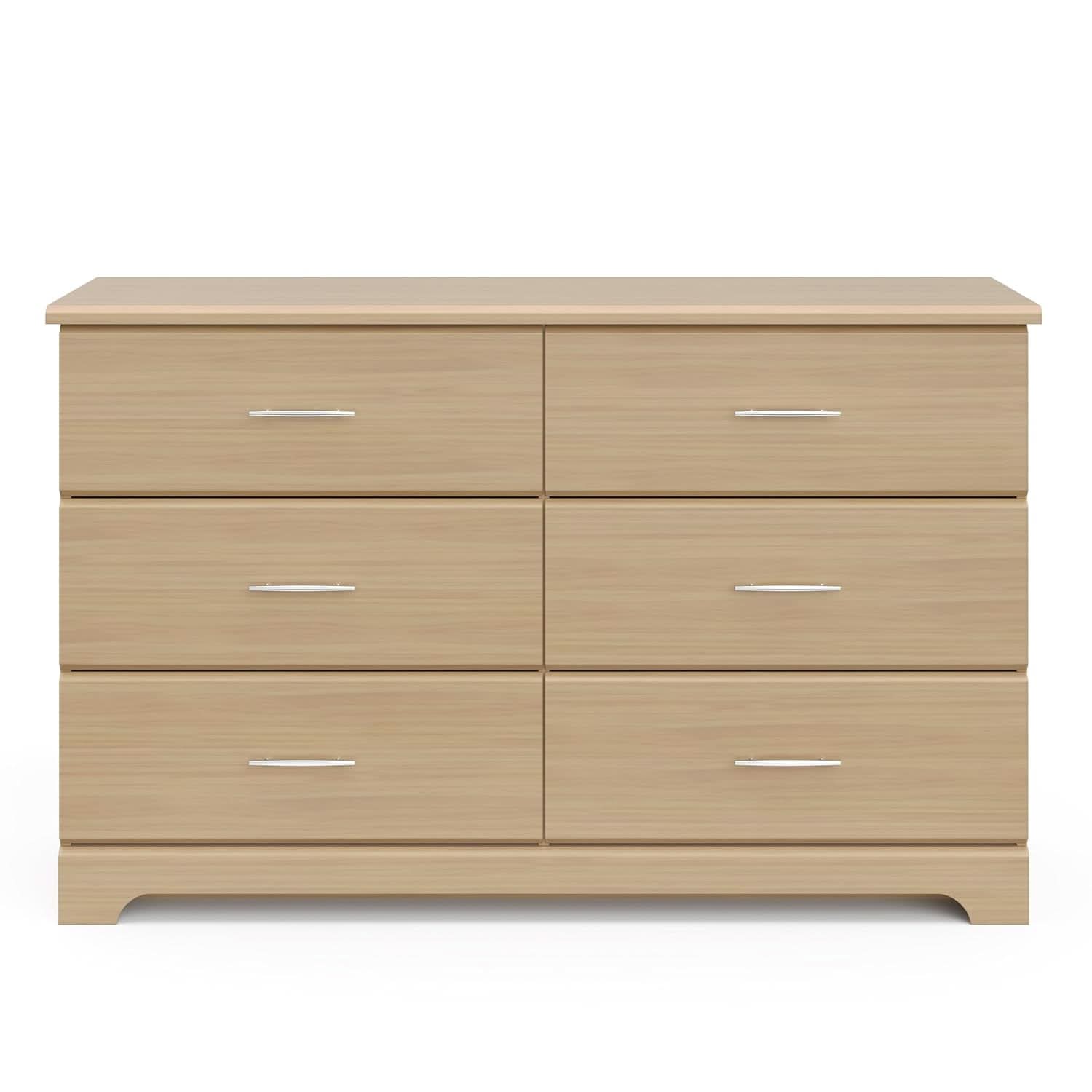 Brookside 6 Drawer Dresser Driftwood Nursery Furniture-4