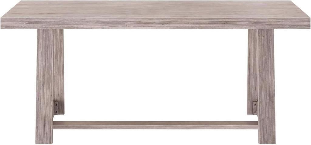 72 Inch Farmhouse Solid Wood Dining Table Rectangular Kitchen Table-4