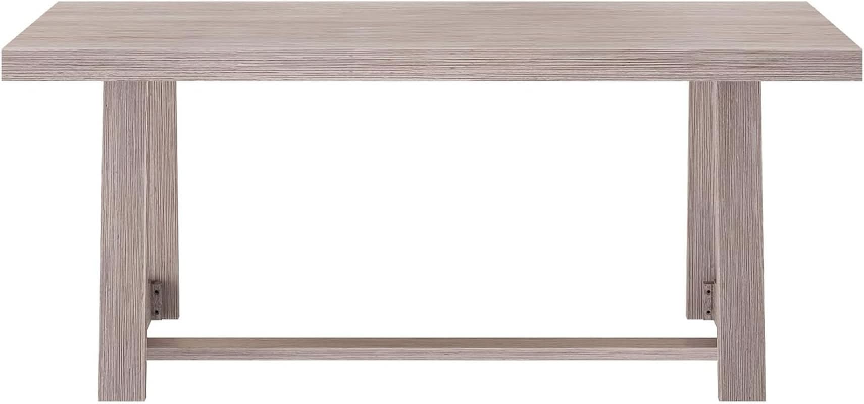 72 Inch Farmhouse Solid Wood Dining Table Rectangular Kitchen Table-4